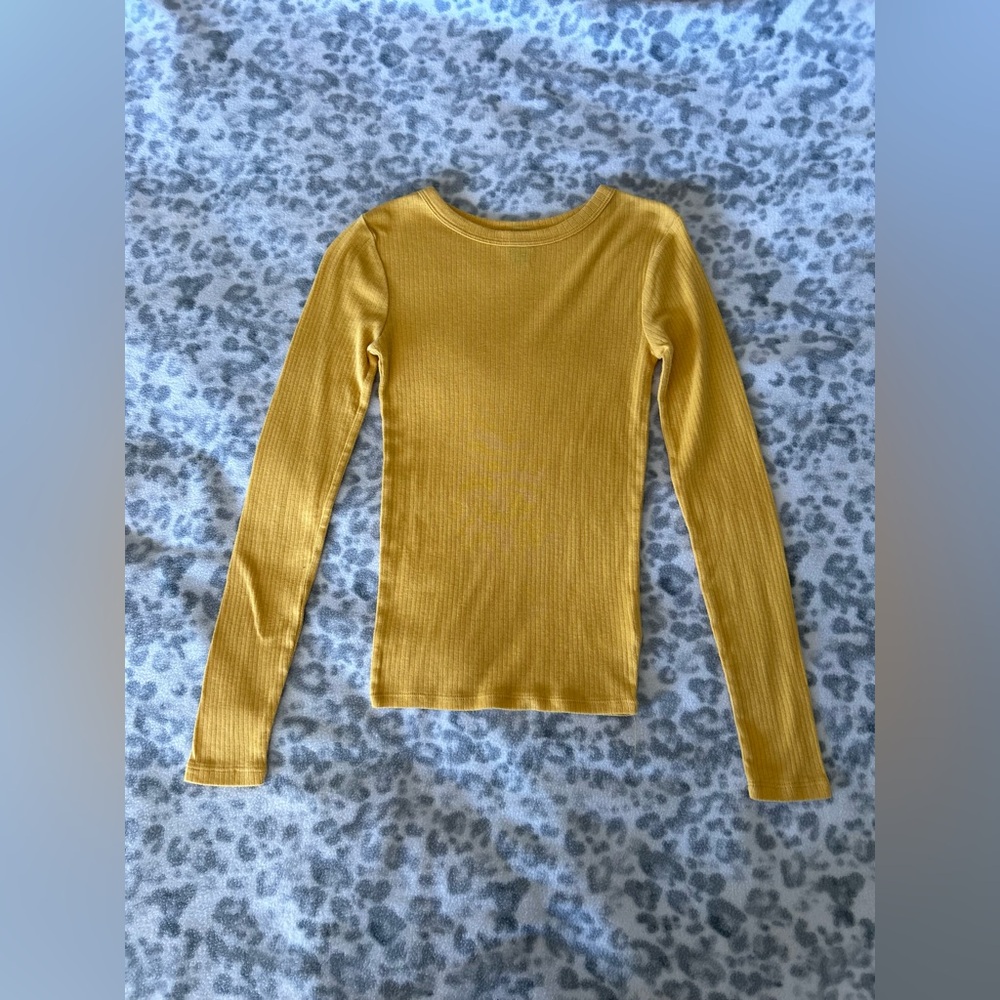 Wild Fable Mustard Long Sleeve, Size XS